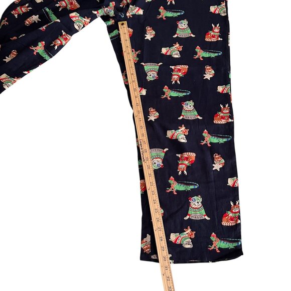 NWT Men's Old Navy Holiday Animals Flannel Pajama Set XXL Pug Dog Hamste… - Picture 9 of 16